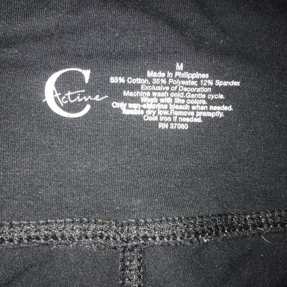 Black stretch pants size medium - Picture 5 of 8